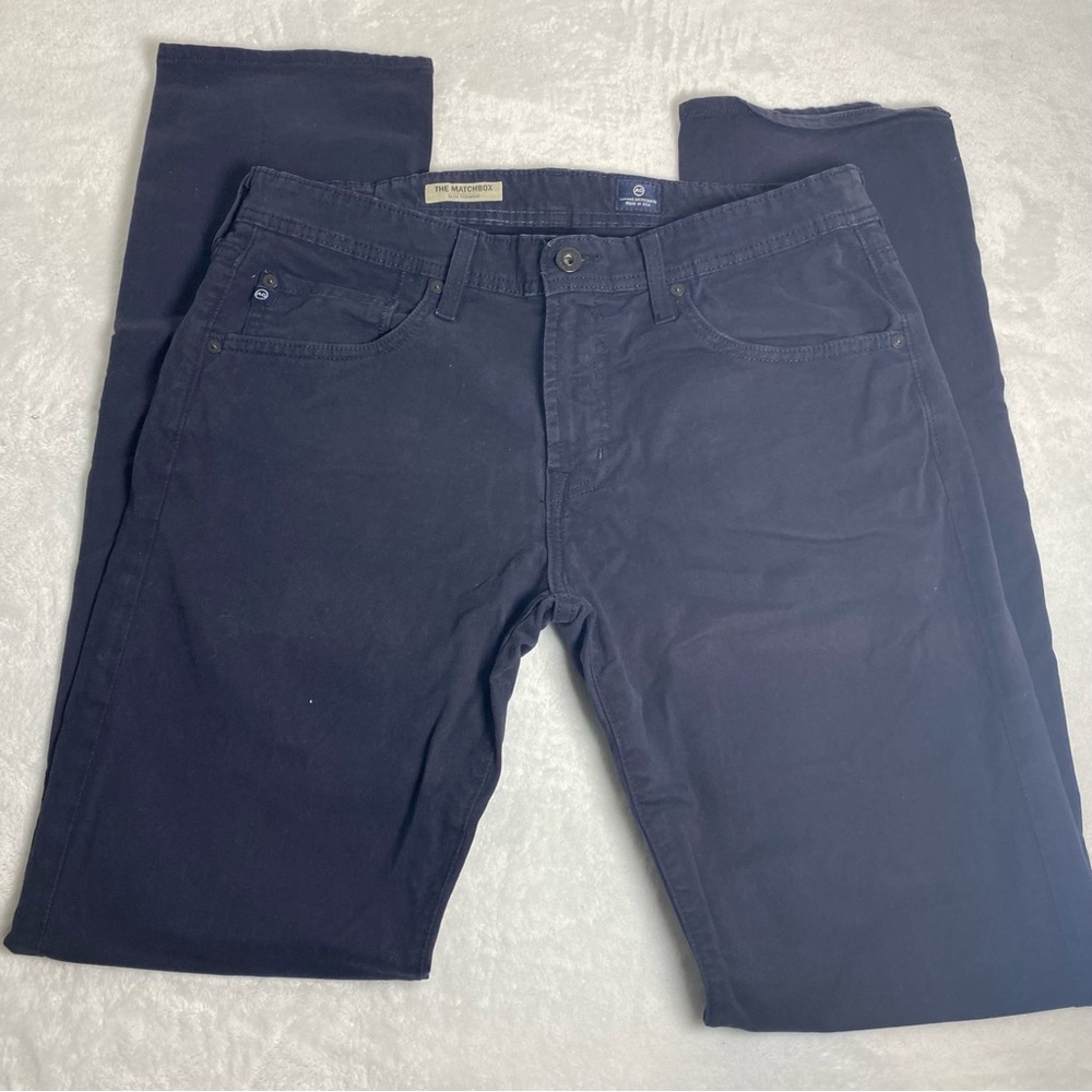 Adriano Goldschmied The Matchbox Slim Straight Black Pants Size 33